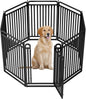 New Thickened Version Dog Playpen, 40 Inch Dog Fences for The Yard, Portable Outdoor Dog Playpen for Large/Medium/Small Dogs, Foldable Metal Dog playpen, with Doors (8 Panels, 40 Inch)