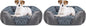 INVENHO Dog Bed Medium Size Dog, Orthopedic Warming Soft Calming Sleeping Puppy Bed Durable Pet Bed with Anti-Slip Bottom (Pack of 2)