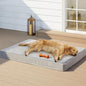 RPETHOME Indestructible Dog Beds for Large Dogs, Chew Proof Dogs Bed with Orthopedic Egg Foam, Outdoor Waterproof Pet Bed Mat with Washable Cover for Crate Pad and Cages,Jumbo