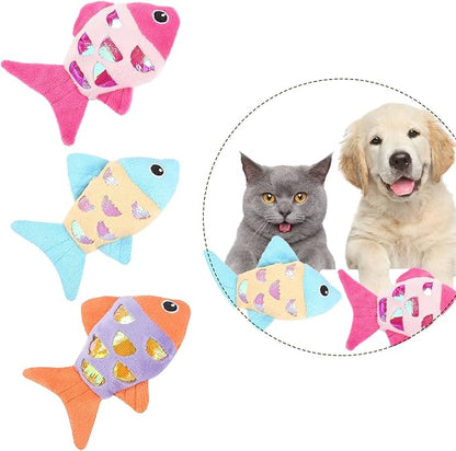 Chew Toys for Aggressive Chewers, Durable Fabric Soft Interactive Dog Toys for Puppies,Funny Indestructible Squeaky Interactive Dog Toy for Indoor Playing Anxiety Relief Small Medium Breeds Puppy