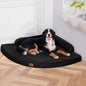 Large Orthopedic Dog Bed with Sides XXXL Dog Beds with Removable Washable Cover Non-Slip Waterproof Pet Bed for Extra Large Dogs - Black XXXL