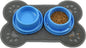 Petlike Pet Feeding Mat for Large Dogs and Cats, Non-Slip and Waterproof Large Dog Bowl Mat for Food and Water, Easy to Clean(Exclude Bowl…
