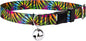 Country Brook Petz - Tie Dye Stripes Cat Collar - Groovy Collection Featuring Far Out Designs