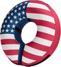 BENCMATE Inflatable Dog Cone Collar Alternative, Soft Dog Cone for Small Medium Large Dogs and Cats, Neck Recovery ECollar Donut Collar After Surgery (Large+, Flag)