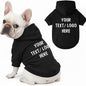 Custom Text & Logo Dog Hoodie, Embroidery Pet Sweaters for Small Dogs, Customized Pet Clothes Warm Winter Outfit for Dogs, Bright Puppy Sweatshirt, Pets Birthday Outfit, Dog Lovers Gifts