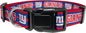 Pets First NFL New York Giants Licensed PET COLLAR, Large - Heavy-Duty, Strong, and Durable Dog Collar. Available in 31 Football Teams and 4 Sizes