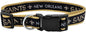 Pets First NFL New Orleans Saints Licensed PET COLLAR, Extra Large - Heavy-Duty, Strong, and Durable Dog Collar. Available in 31 Football Teams and 4 Sizes