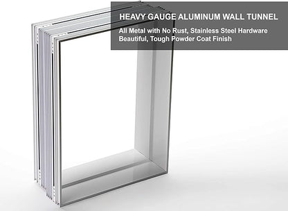 Power Pet Automatic Electronic Pet Door by High Tech Pet - Pet Operated Dog Door, High Security, Air Tight, for Large-Sized Dogs 30-100 lbs. (12 1/4" x 16" Pet Opening), Easy Door Install - PX-2W