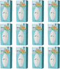 Jmxu's 5"-5.5" Bird Cuttlebone for Parakeets, Cuddle Bone with Metal Holder, Cuttlefish Bone for Sharp Beaks, Natural Birds Calcium for Parrots Cockatiels Budgie, 12Pcs
