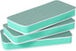 3Pack Aquarium Double Sided Sponge Brush, Aquarium Glass Cleaner Sponge, Algae Scrubber Pad for Glass Aquariums, Dual Sided Surface Buildew Remover, Aquariums Cleaning Tools (3.5"x1.54"x0.51")