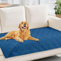 hyha Waterproof Dog Blanket, Reversible Pet Bed Blanket, Soft Sofa Couch Cover for Dogs Washable, Waterproof Pet Couch Covers for Sofa Puppy Cats Furniture Protector(30"x70", Navy Blue/Navy Blue)