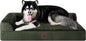 EHEYCIGA XXL Dog Bed Memory Foam, Orthopedic Giant Dog Bed Jumbo with Washable Removable Cover, Waterproof Pet Sofa Couch with Nonskid Bottom, 48x35x7.5, Dark Green