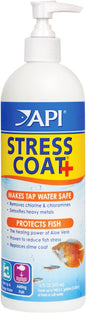 API STRESS COAT Aquarium Water Conditioner 16-Ounce Bottle