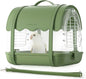 BUCATSTATE Bird Carrier Backpack with Shade Cover, Travel Bird Cage Bag Lightweight, Visible Window for Parrots, Small Cockatiels, Budgie and Other Similar Size Birds