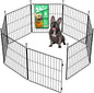 FXW MiniPaws Unleashed Dog Playpen, Expandable & Portable Design for Yard, RV Camping and Indoor Use, for Puppies and Small Dogs, 24-inch 8 Panels
