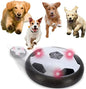Ivieicip Active Gliding Disc - 2023 New Light up Indoor Soccer Ball Games Rolling for Dogs, Interactive Automatic Self Moving Dog Toys, Flying Saucer Aggressive Chewers (Sound)