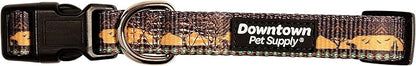 Downtown Pet Supply - Best & Fancy Dog Collar - Lightweight Adjustable with Quick Buckle & D-Ring - Hand Wash Safe - Sahara - M
