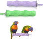 Bird Beak Grinding Stone, 2 Pcs Parrot Resin Beak Grinder Stones Anti-Slip Parakeet Nail Trimming Stick Platform Foot Claws Trimmer for Parrot Cage Accessories