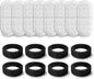 Cat Water Fountain Filters, APAUK 8 Pack Replacement Filters & Sponges - Only Applicable to APFSS-3201