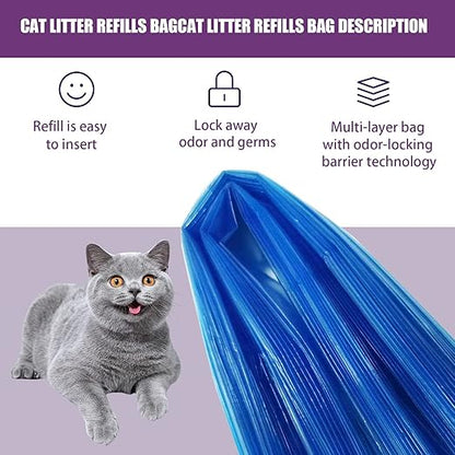 Genie Litter Refills - 6 Pack Compatible with Standard & Plus Genie Litter Disposal Systems