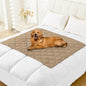 Smiry Waterproof Dog Bed Cover Blanket 40x50, Soft Reversible Pet Blanket, Washable Leakproof Cats Dogs Couch Cover for Sofa, Couch, Furniture, Camel/Camel