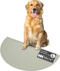 Should We Go - Waterproof Silicone Pet Food Mat - Non-Slip, Spill-Proof Feeding Mat for Floors, Raised Edge Design, Easy-to-Clean, Rubber Pad for Dog & Cat Bowls, 28" Across x 14" Deep, Large-Sage