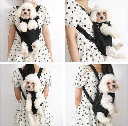 Adjustable Pet Carrier Backpack - Dog Hiking & Travel Carrier, Front Carrier, Puppy Carrier
