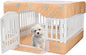 PJYuCien Dog Playpen Bottom Pad and Cover Fits for 36 Inch 4 Panels Exercise Pet Pen, Orange