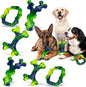 9-Pack Durable Dog Toys for Large Dogs: Durable Chew Toys for Large Breed, Indestructible Dog Toy for Aggressive Chewers, Dog, A for Furry Friends