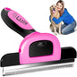Laadi Deshedding Tool - Reduces Shedding by Up to 95% for Pets' Grooming - Suitable for Dogs, Cats, Horses, and Rabbits