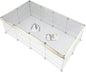 48x24 Cage Cover, Ventilated Mesh Top for C&C Midwest Guinea Pig Cage, Breathable & Escape-Proof Small Animal Enclosure Lid with Secure Clips for Rabbits, Chinchillas（Not Include cage）