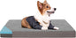 Orthopedic Memory Foam Dog Bed, Cooling Dog Beds for Medium Dogs -Waterproof Pet Bed for Crate with Removable Washable Cover, M(29inch,45Lbs)