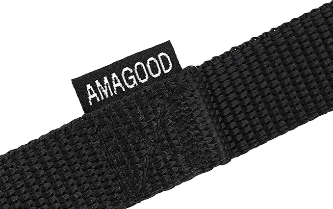 AMAGOOD Dog Leashes Heavy Duty 15ft 20ft 30ft 50ft 100ft Long Leashes-for Training,Tie Out(100Feet x 3/4Inch,Black)