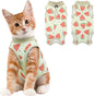 Coppthinktu Cat Recovery Suit Female, Breathable Cat Onesie After Surgery Female for Abdominal Wounds or Skin Diseases, Surgery Recovery Suit Kitten Surgical Onesie After Spay Wear Anti Licking