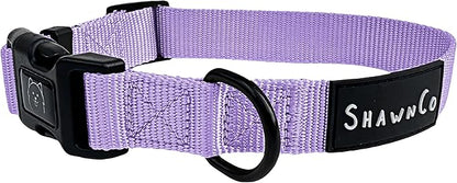 ShawnCo Dream Walk Dog Collar- Premium, Adjustable and Comfortable Pet Collar for Small, Medium, Large and Extra Large Dogs (XL, ICY Lilac)