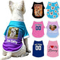 Custom Dog Shirt with Name Photo Text Logo Personalized Dog Pullover Shirts Customized T Shirt Clothes Gifts for Small Medium Large Dogs Cats Pet