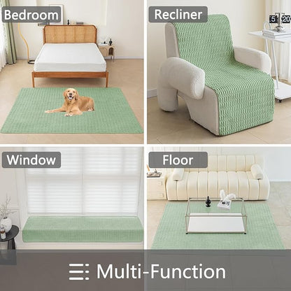 Muamar Dog Bed Cover Sofa Protector,Anti Slip Waterproof Sofa Covers for Living Room Couch Covers,Sofa Mat,Seat Cover,Dog Mat,Pet Pad for Furniture 1 Piece (30x82 inch, Sage Green)