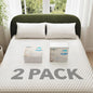 OhGeni 100% Waterproof Mattress Protector, Fitted Sheet,Full -2 Pack with Stretchable Pockets, Deep Sleep Noiseless Soft. Breathable Cooling Hypoallergenic Material, Mattress Cover for Bed