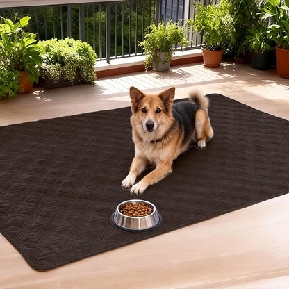 hyha Waterproof Dog Blanket, Reversible Pet Bed Blanket, Soft Sofa Couch Cover for Dogs Washable, Waterproof Pet Couch Covers for Sofa Puppy Cats Furniture Protector(52"x82", Chocolate/Dark Grey)