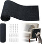 Cat Scratch Mat,118.5"x17.4" Trimmable Self-Adhesive Cat Scratch Furniture Protector, Sticky Cat Scratcher Wall Mat, Covering Cats Tower, Couch Protector from Cats Claws (Dark Grey)