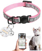 Cat Collar Breakaway with QR Code Name Tag, Reflective Kitten Collars with Bell, Cat ID Tag Personalized, Ultra-Durable, Adjustable, Quick Release, Fits Most Girl Boy Small Large Cats (8''-13.3'')