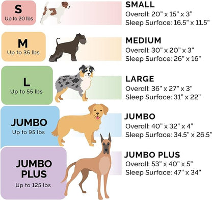 Furhaven Memory Foam Dog Bed for Medium/Small Dogs w/ Removable Bolsters & Washable Cover, For Dogs Up to 35 lbs - Plush & Velvet Waves Perfect Comfort Sofa - Granite Gray, Medium