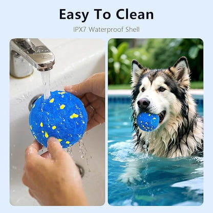 Interactive Dog Toy Ball, Interactive Dog Toys for Large Medium Dogs - Smart Automatic Bouncing Ball - 3 Modes Moving Vibrating Rolling Jumping Balls to Keep Them Busy