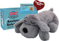 Snuggle Puppy Junior Heartbeat Puppy Toy - Heartbeat Puppy for Dogs - Pet Anxiety Relief and Calming Aid - Comfort Dog Toy - Behavioral Training and Sleep Aid Cuddle Buddy - Grey