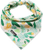 ARING PET Summer Dog Bandanas, Autumn Leaf Floral Kerchief Triangle Bibs Scarf for Puppy Small Medium Large Boy Girl Dogs Cats-S