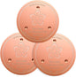 Mellbree 3-Pack Bird Bath Copper Disk, 0.6mm Reinforced 99.99% Pure Copper Cleaning Disk with Triple-Point Support for Physical Safe Clean Water All-Season (Flower)