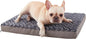 Orthopedic Memory Foam Bed for Medium Dogs, Cooling Crate Mat With Washable, Waterproof Lining, M(29inch,45Lbs)