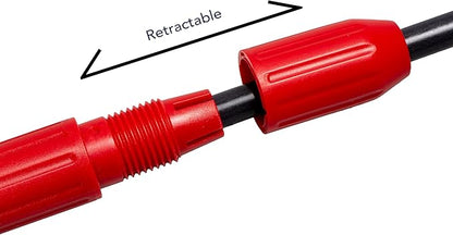 Aquatop 6-in-1 Aquarium Cleaning Kit with Extendable 35.5″ Handle – Includes Scraper, Fish Net, Gravel Rake, Tube Brush & Sponge for Easy Tank Maintenance, MDK-6L