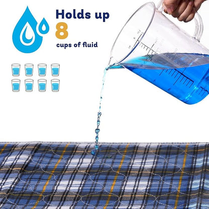 Non-Slip Bed Pads for Incontinence Washable (28" x 36"|2 Pack),Waterproof Bed Pads,Adult Washable Incontinence Bed Pads for Adults,Dog,Kids