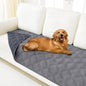 Smiry Waterproof Dog Bed Cover Blanket 40x70, Soft Reversible Pet Blanket, Washable Leakproof Cats Dogs Couch Cover for Sofa, Couch, Furniture, Grey/Dark Grey